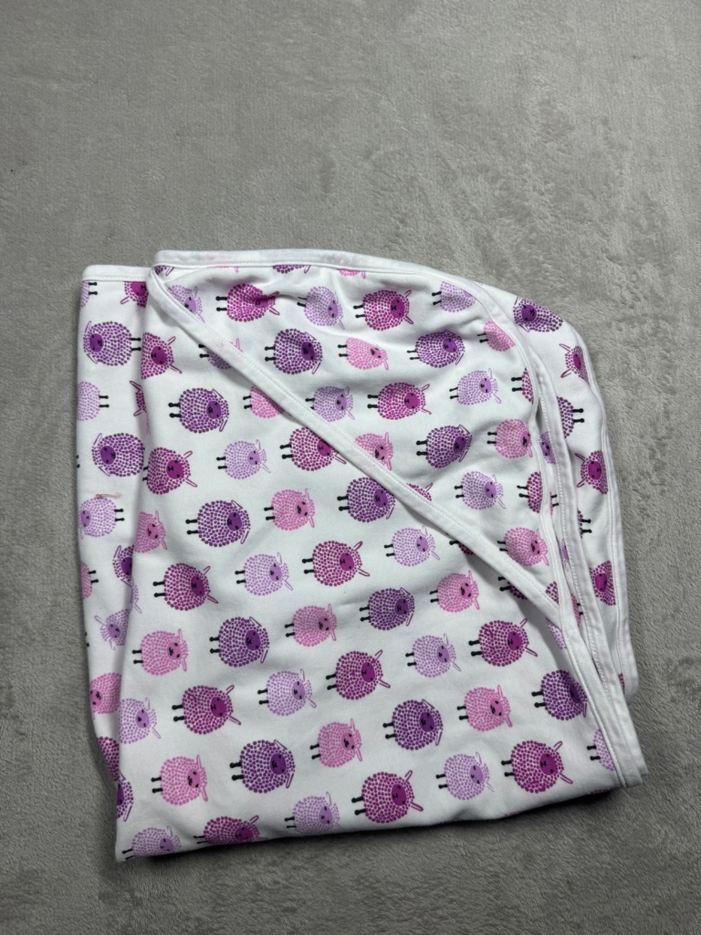 Roberta Roller Rabbit Roberta Freyman 100% Pima Cotton Sheep Receiving Blanket